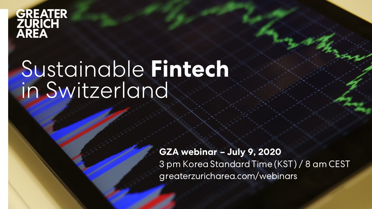 GZA webinar Sustainable Fintech in Switzerland on July 9, 2020