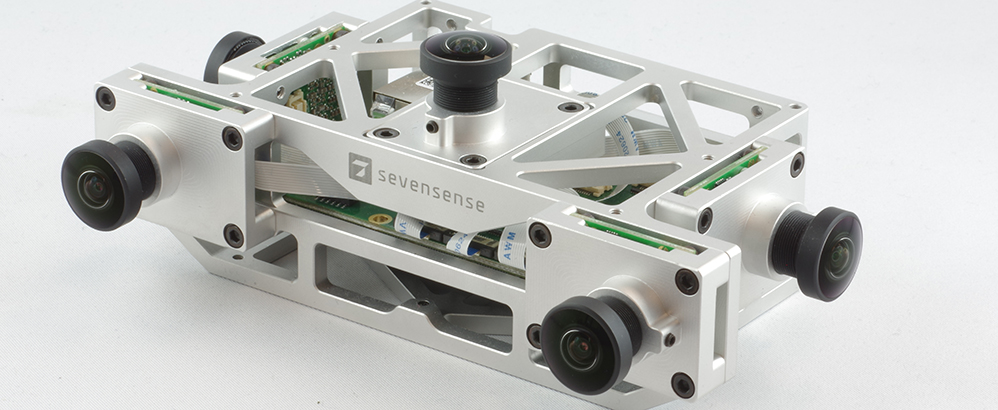 The technology of Sevensense Robotics helps robots to orientate themselves. Picture: Sevensense Robotics.