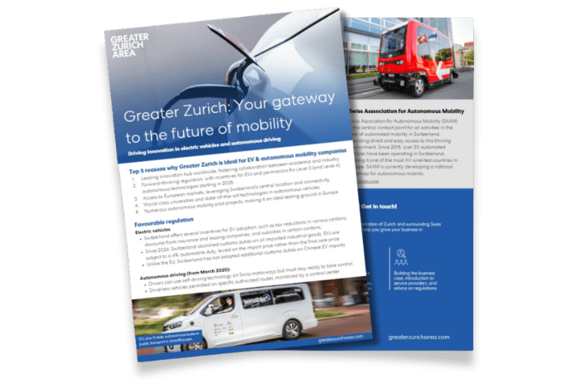 EV & Autonomous mobility in Greater Zurich Teaser