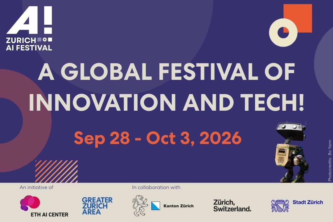Zurich AI festival 2026 SAve the Date Flyer Sep 28 - Oct 3 2026