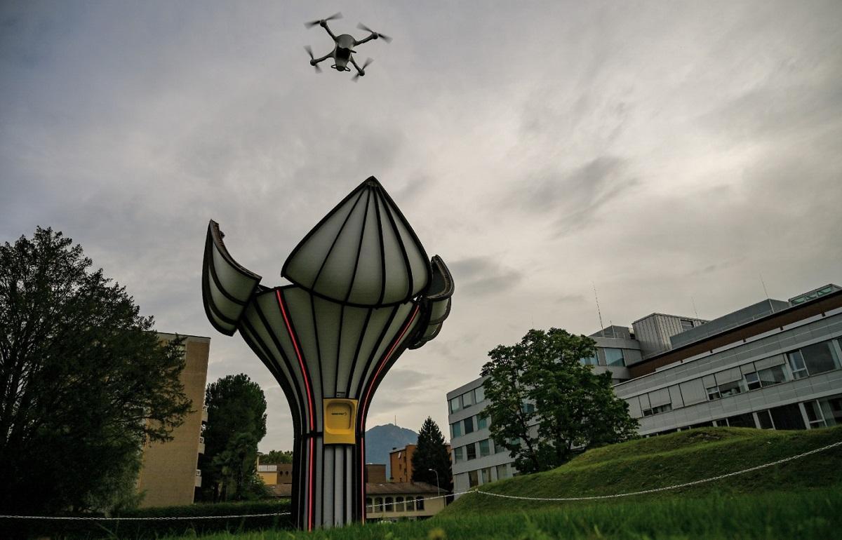 First drone docking station installed in Switzerland