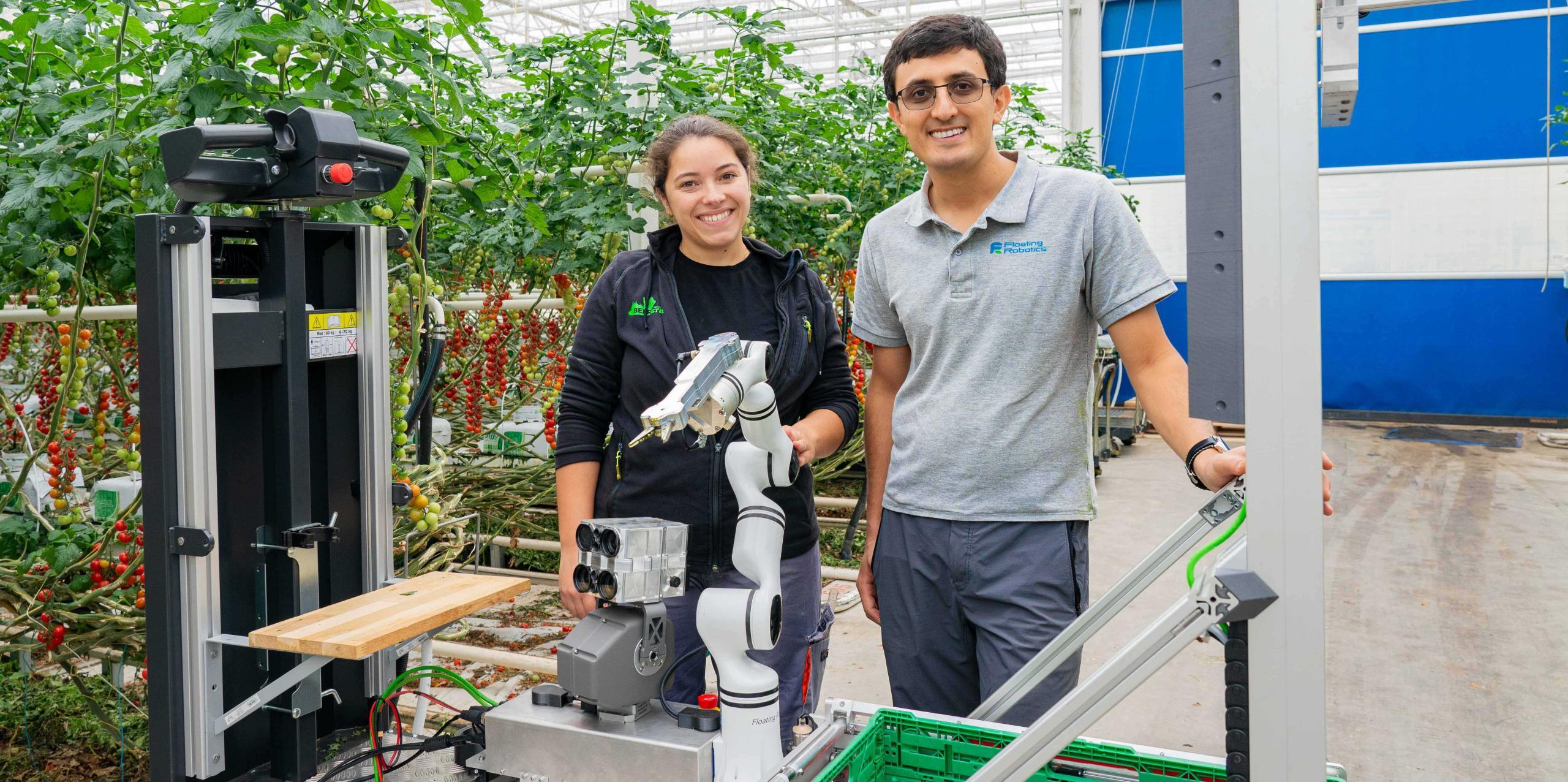 Beerstecher testing picking robot developed at ETH Zurich