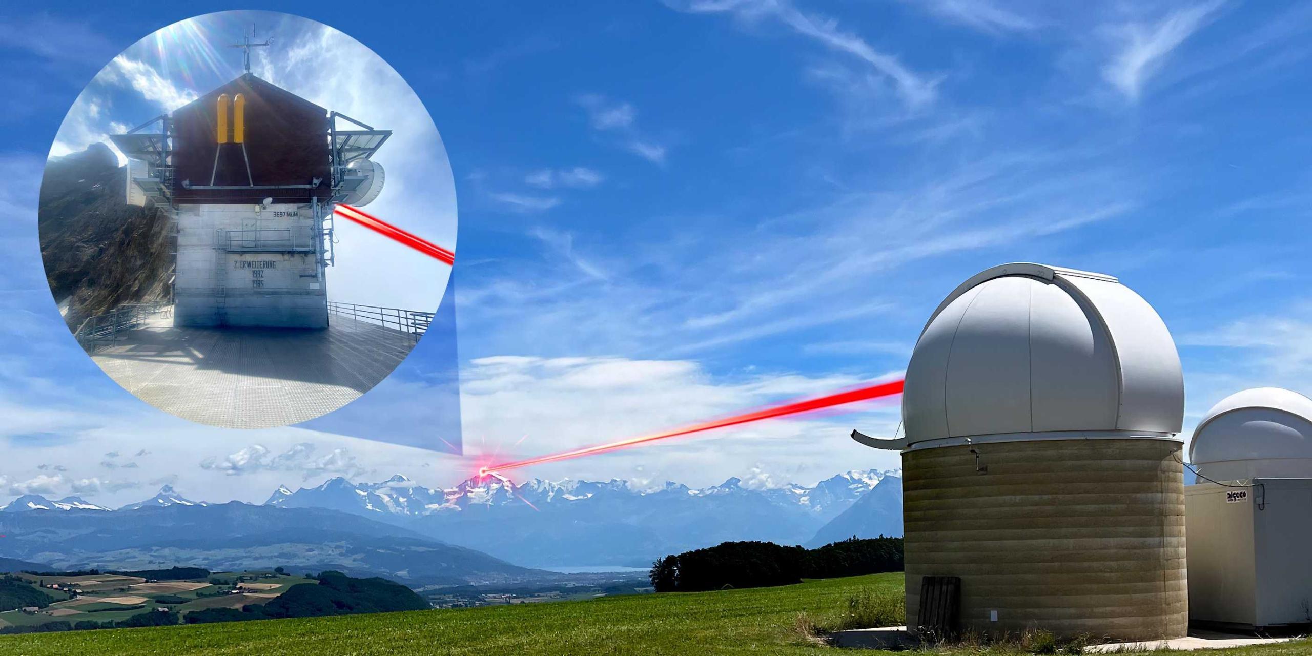 ETH überträgt Internetdaten per Laserstrahl