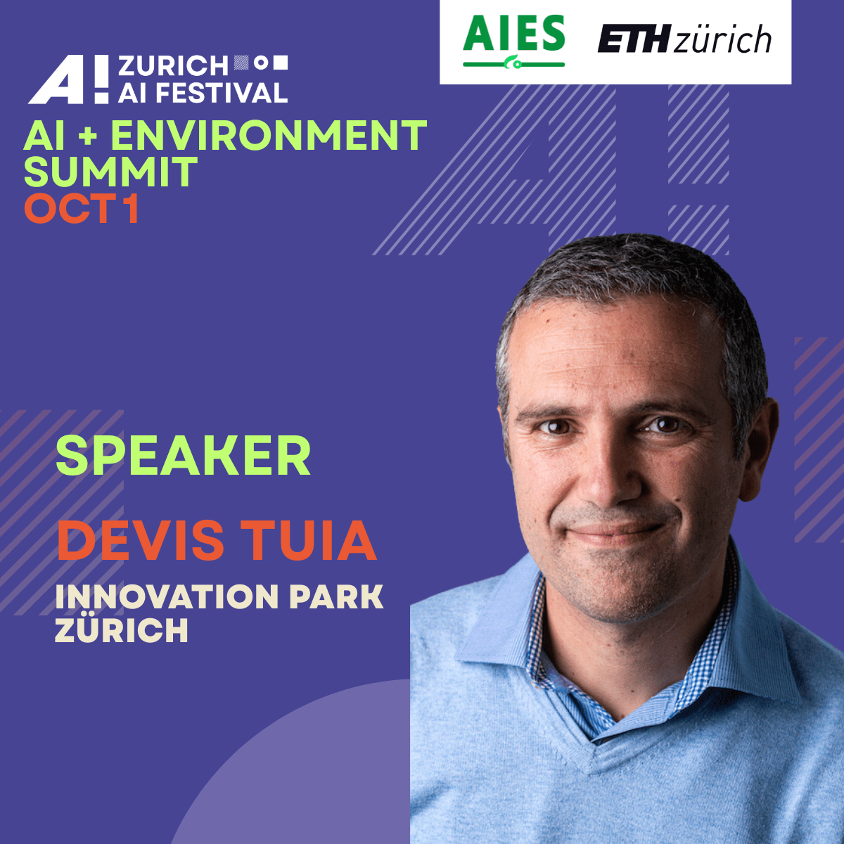 AI + Environment Summit_DevisTuia_Zurich AI Festival