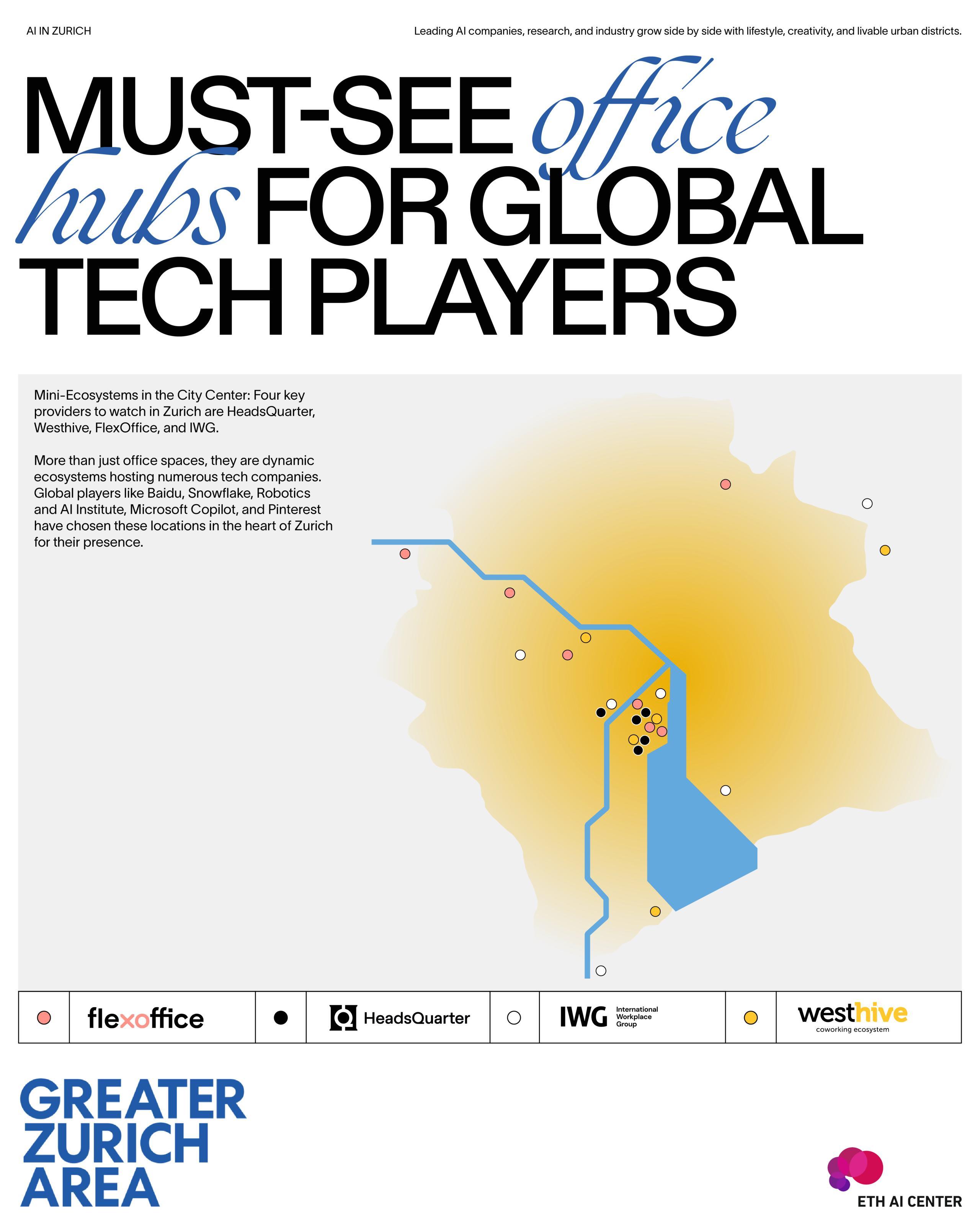 Office hubs in the Greater Zurich Area