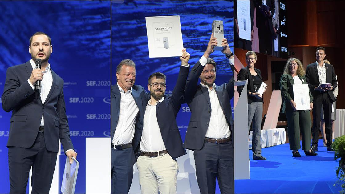 Winning start-ups at Swiss Economic Forum