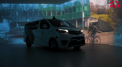 Driverless bus integrated in Schaffhausen public transport network