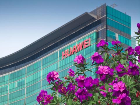 Huawei building in China